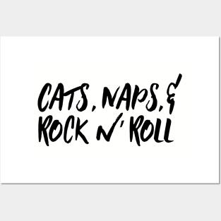 Cats, Naps & Rock n' Roll Posters and Art